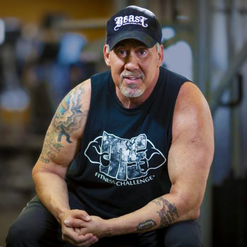 David Lyons Bodybuilder Fitness Expert Working Out